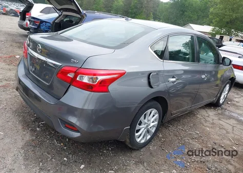 2019 Nissan Sentra Sv z USA, uszkodzony, nr VIN 3N1AB7AP7KL606388
